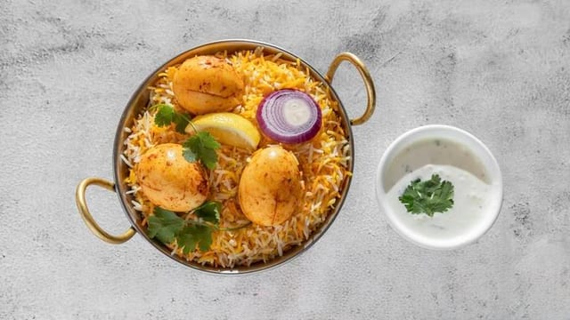 Egg Biryani.